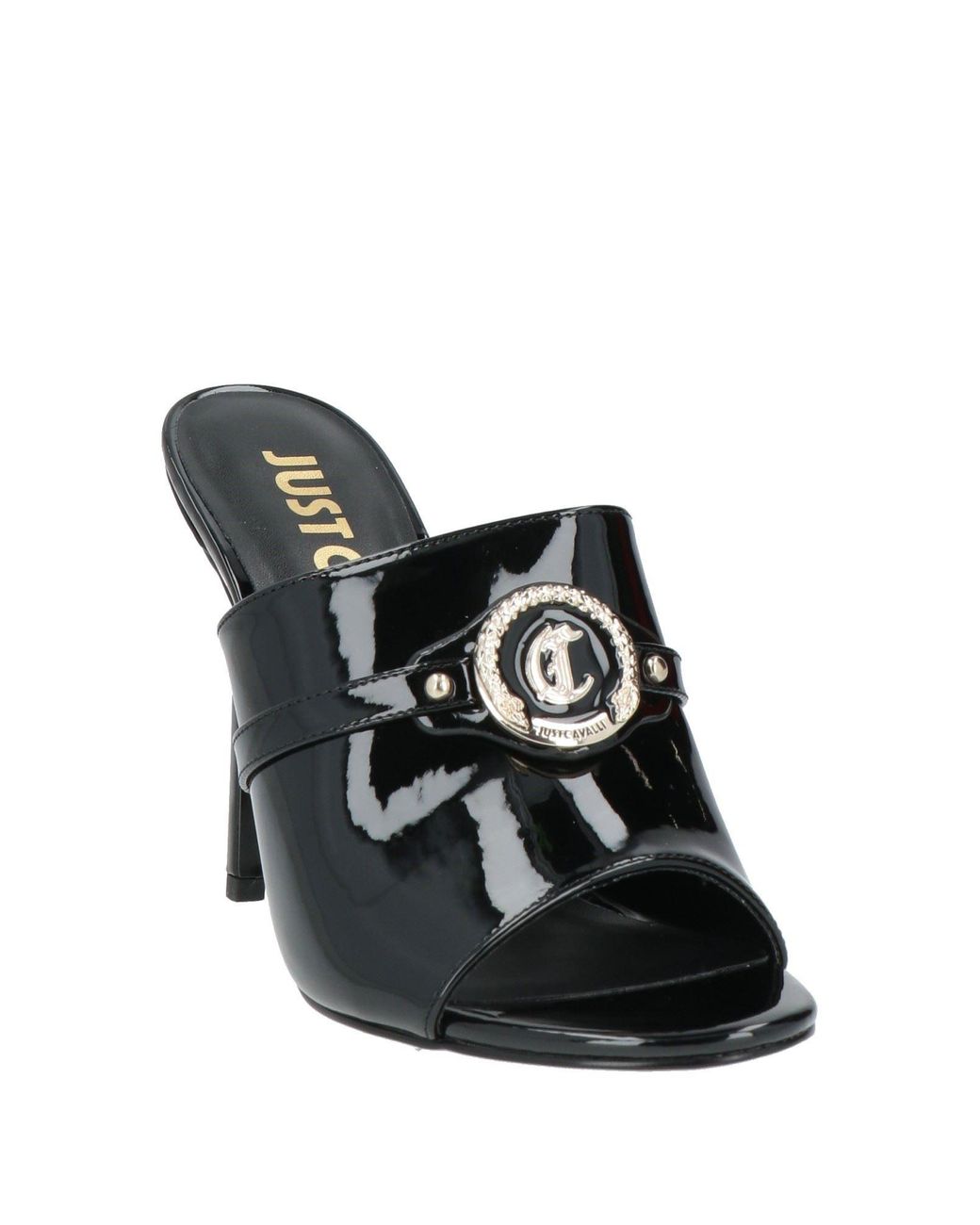 Just Cavalli Black Sandals