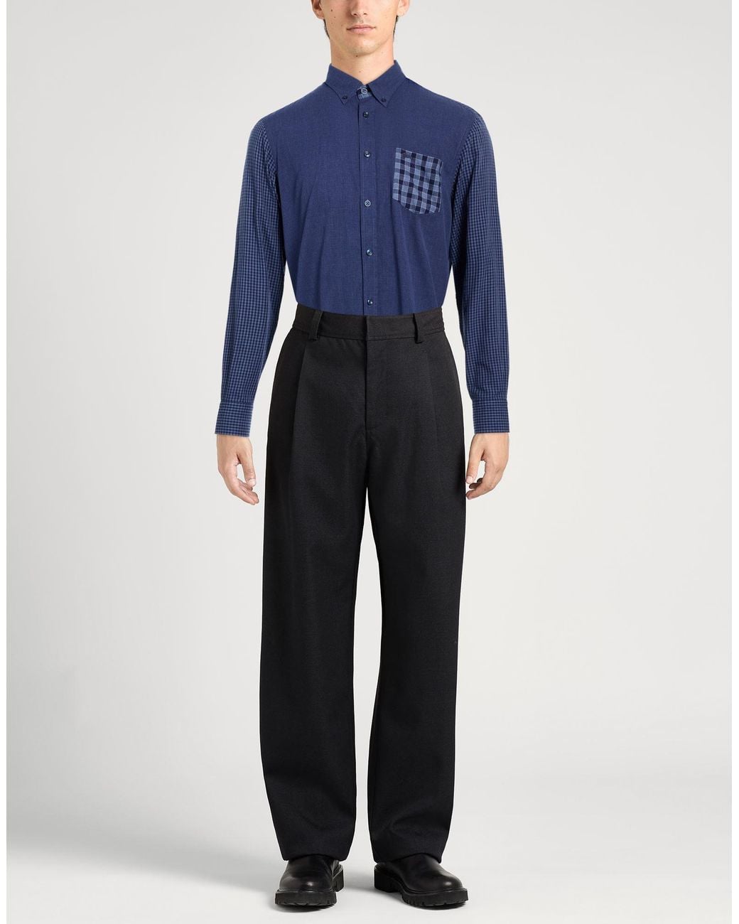 Harmont & Blaine Blue Shirt Cotton for men
