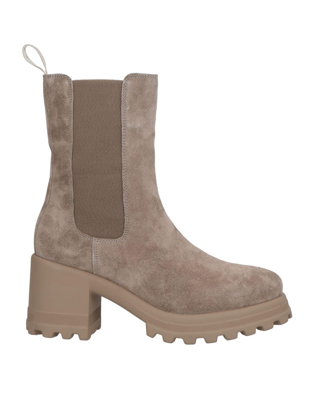 Voile Blanche Brown Taupe Ankle Boots Leather