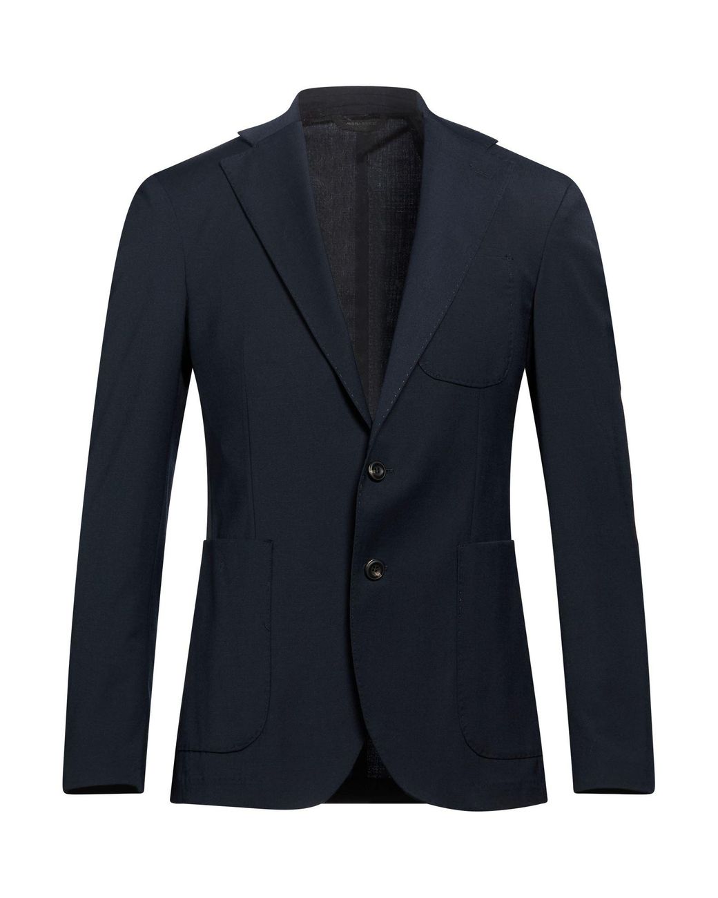 Messagerie Blue Blazer Wool, Viscose, Elastane for men