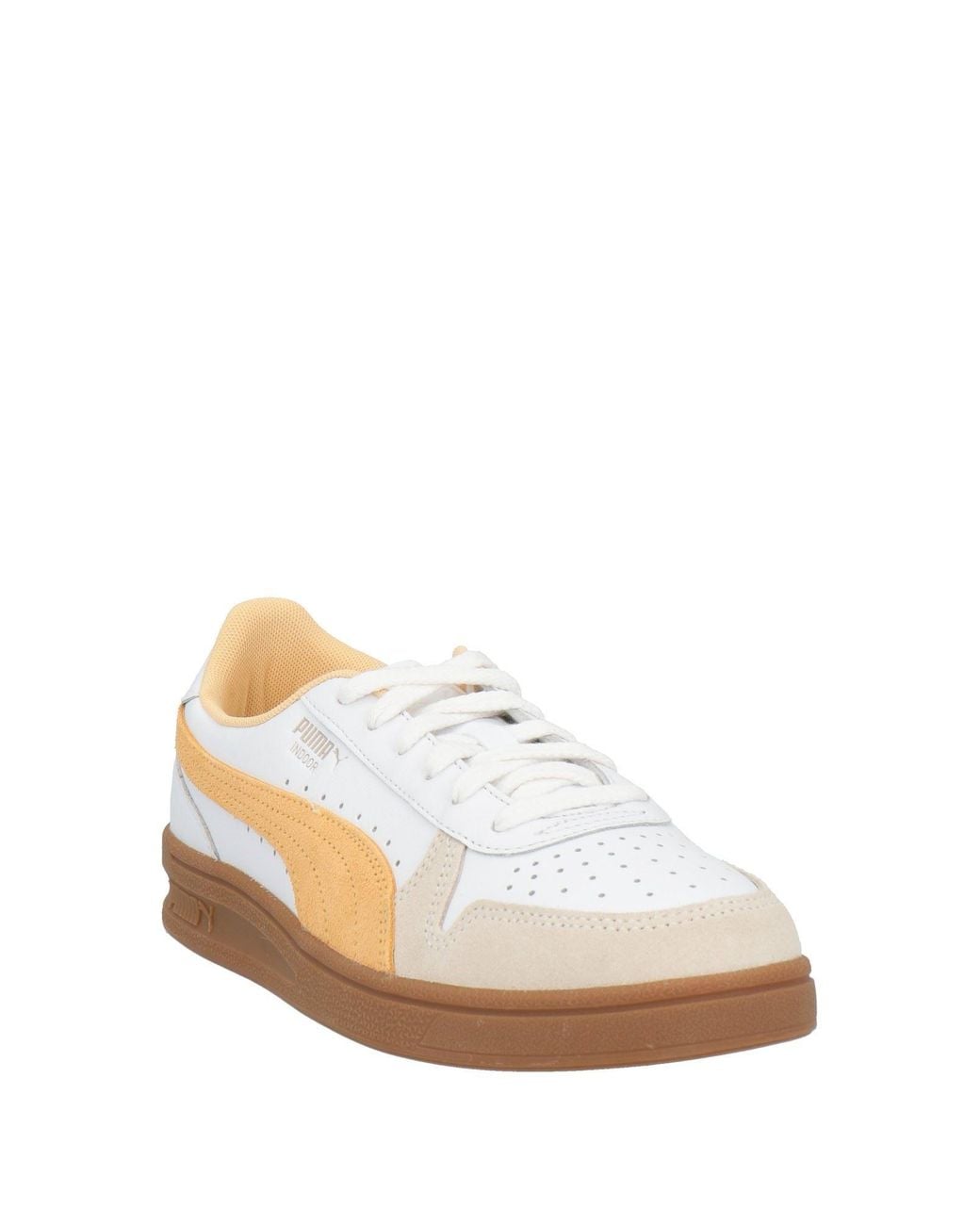 PUMA White Sneakers Leather