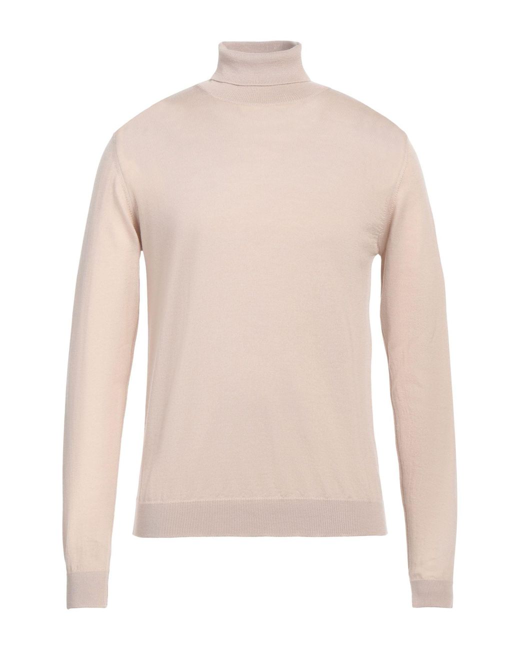 Daniele Fiesoli Pink Turtleneck Merino Wool for men