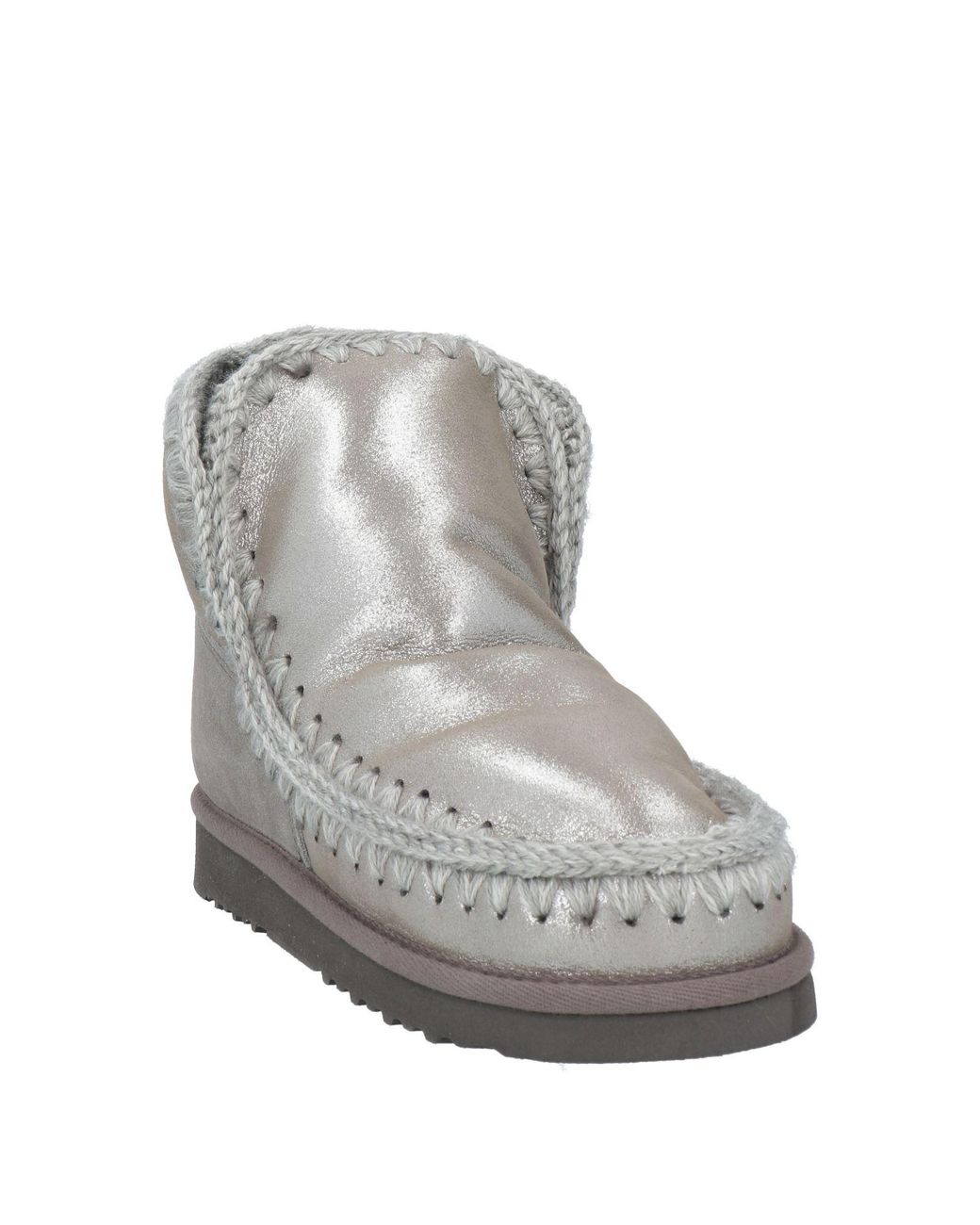 Mou Gray Ankle Boots