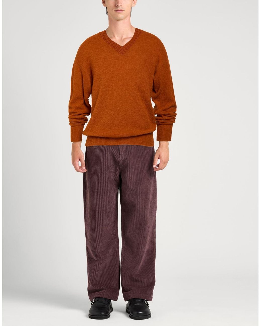 Altea Brown Sweater Alpaca Wool, Polyamide, Wool for men