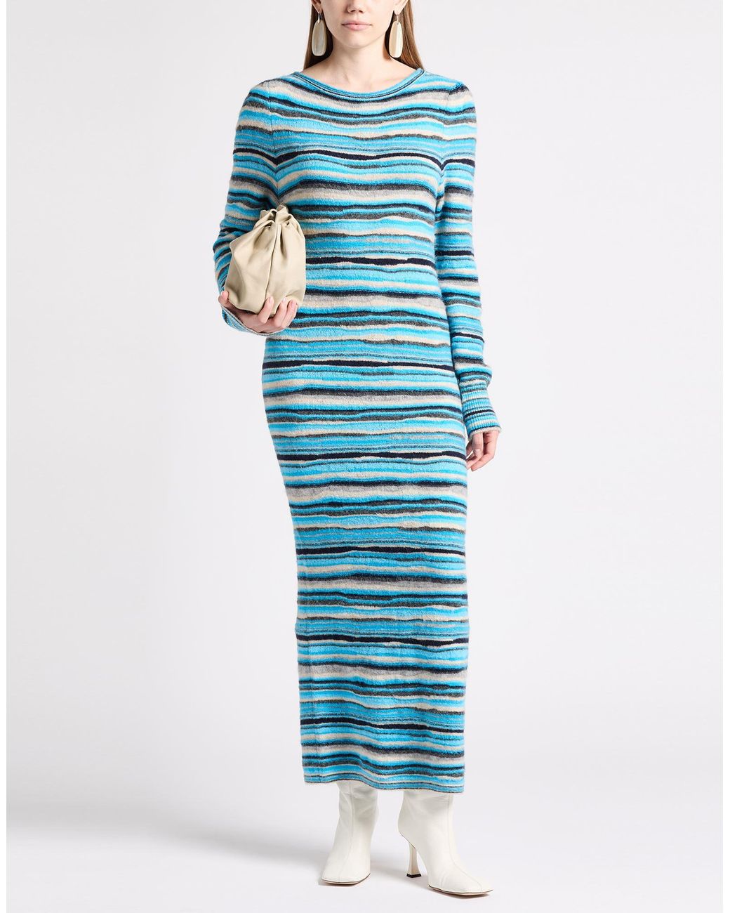 Twinset Blue Maxi Dress