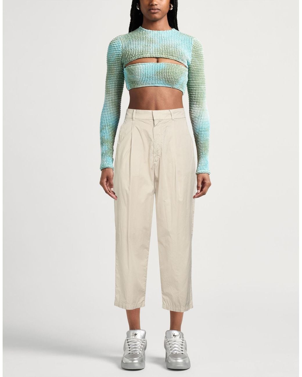 Haikure Natural Sand Pants Cotton, Elastane
