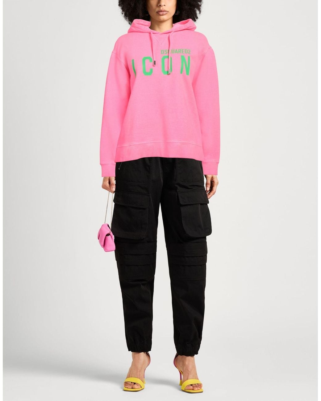 DSquared² Pink Sweatshirt Cotton