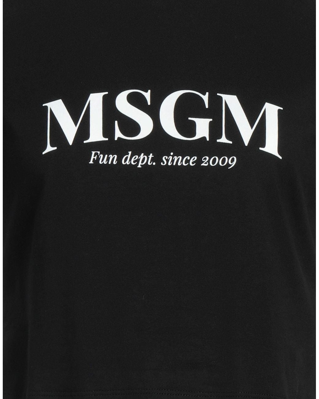 MSGM Black T-shirt