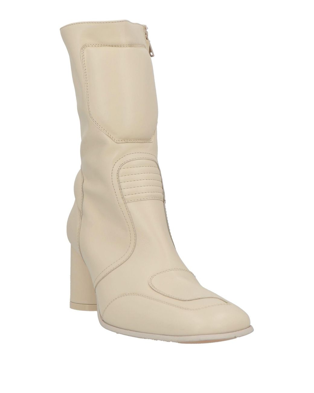 MM6 by Maison Margiela Natural Ankle Boots