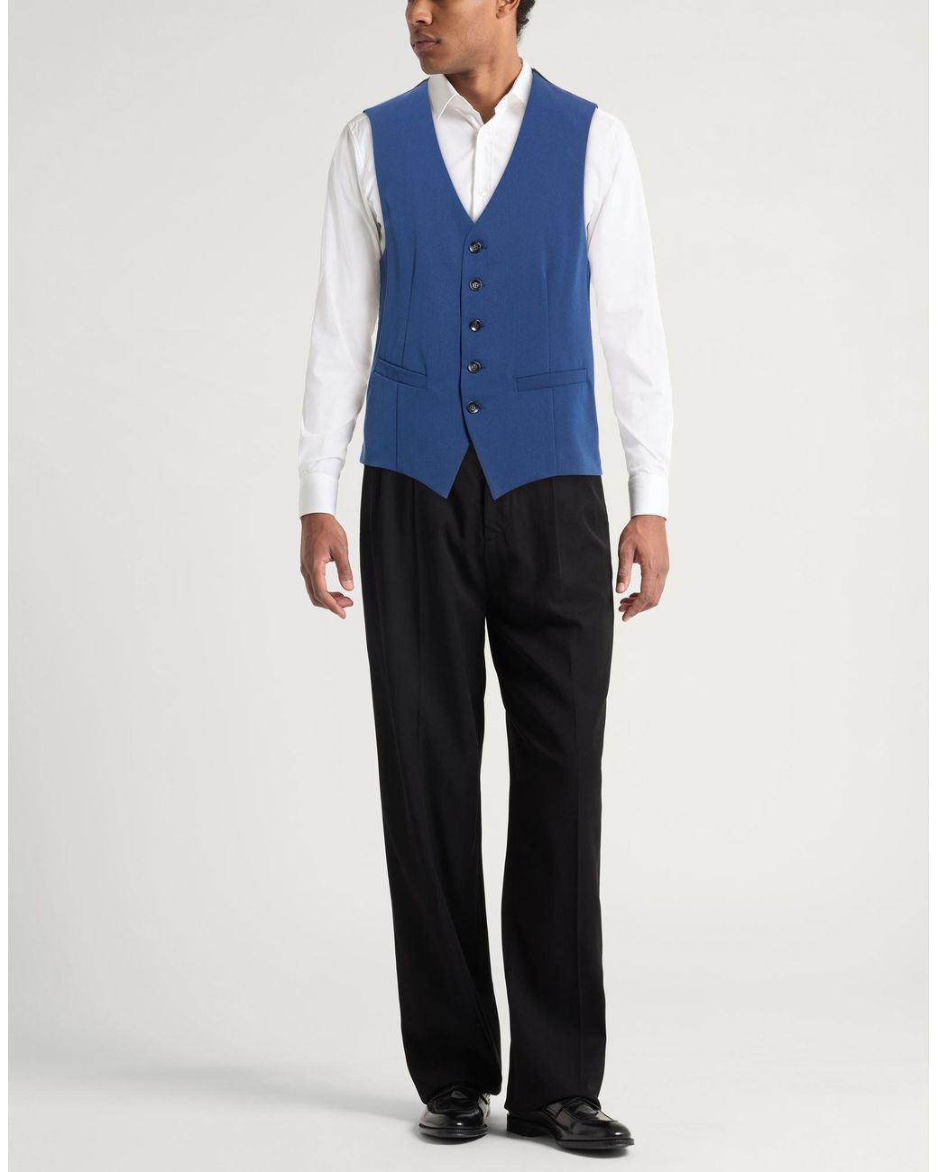 Officina 36 Blue Waistcoat for men