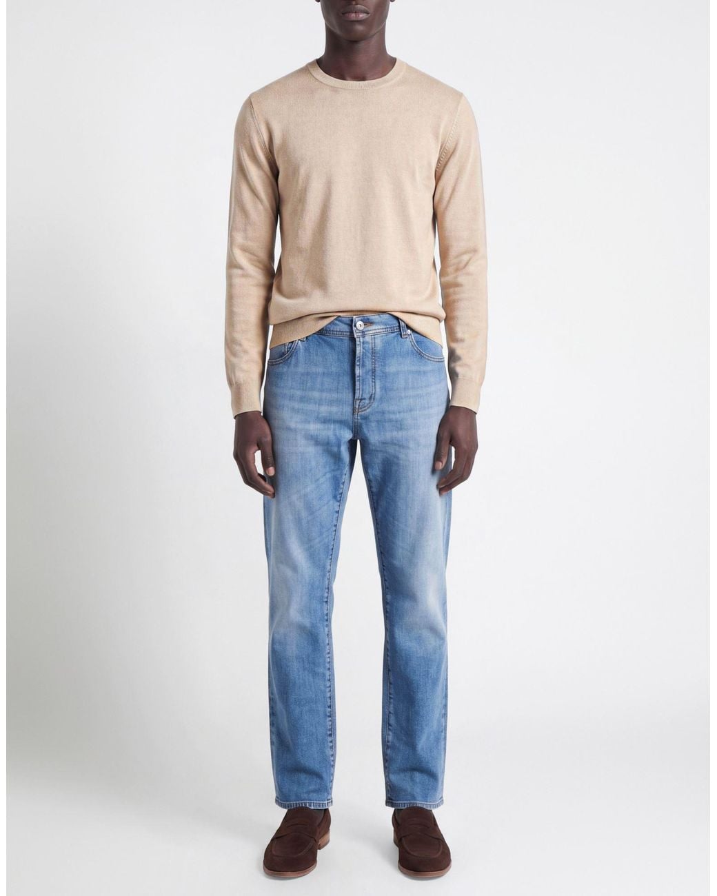 Gran Sasso Blue Jeans Cotton, Elastane for men