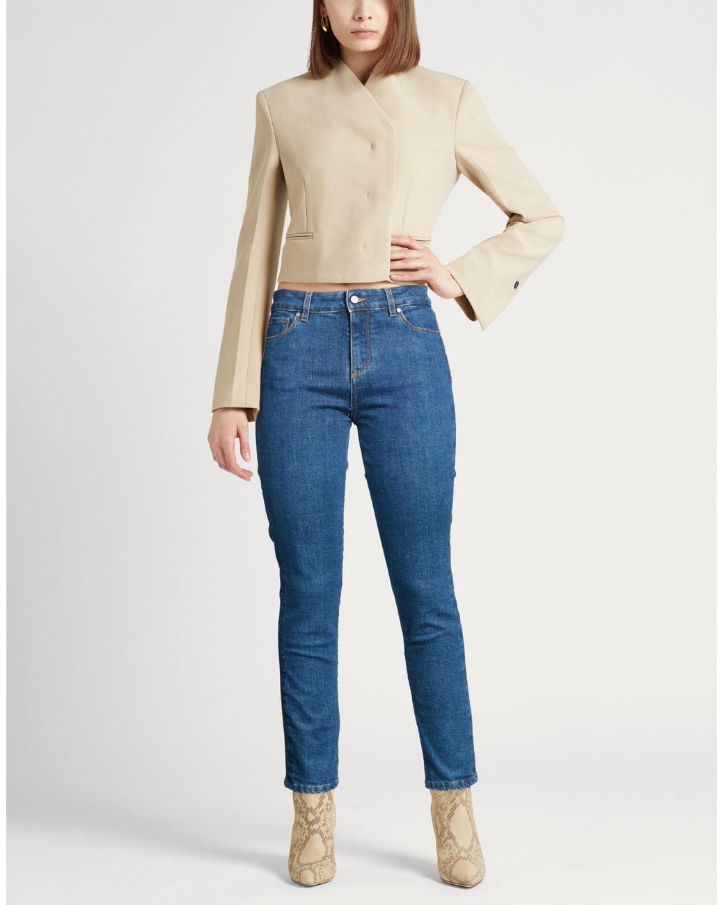 Kiton Blue Jeans Cotton, Elastane