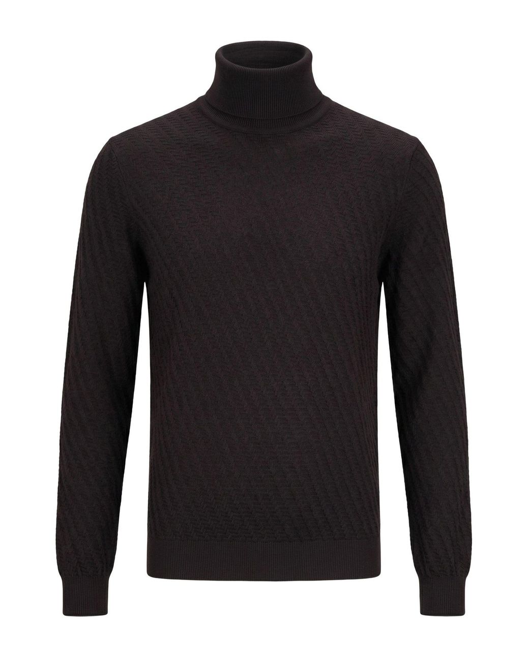 Paolo Pecora Black Turtleneck for men