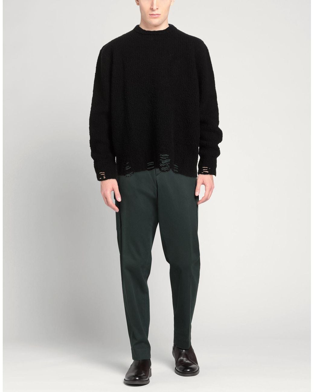 Song For The Mute Black Sweater Wool, Polyester for men