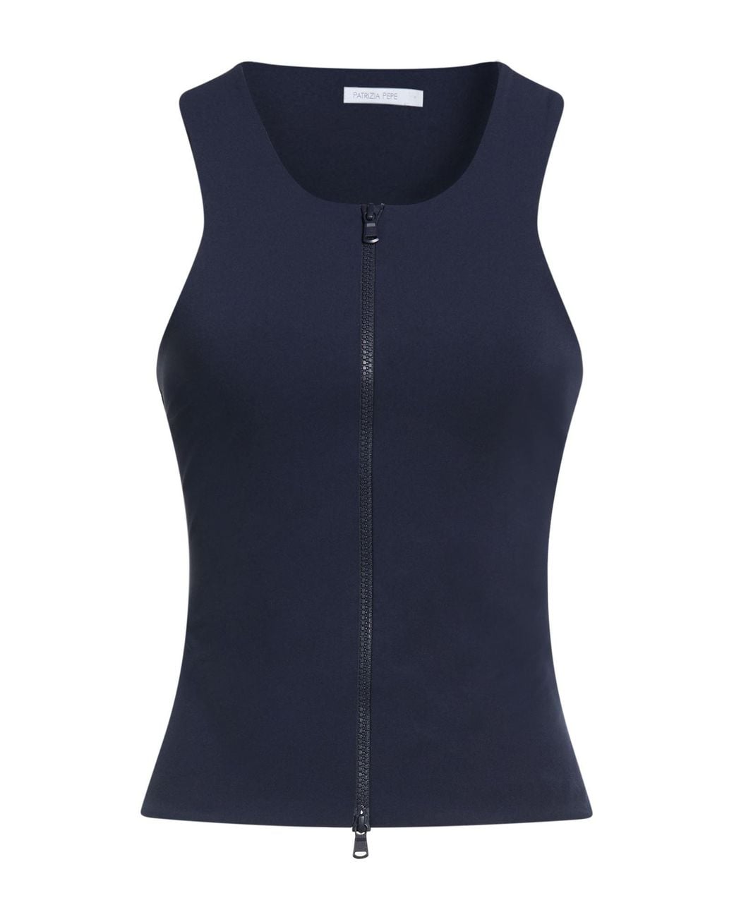 Patrizia Pepe Blue Midnight Top Polyamide, Elastane