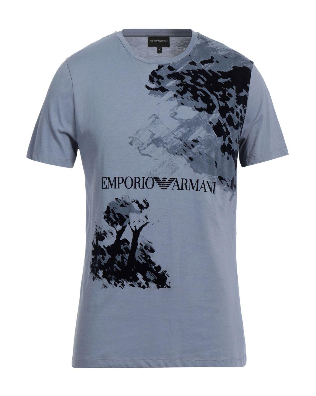 Emporio armani blue t shirt online