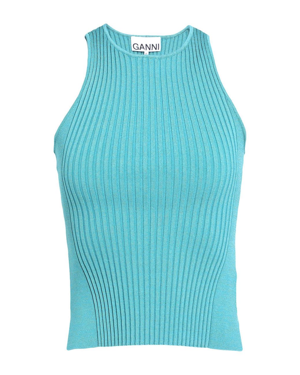 Ganni Blue Top