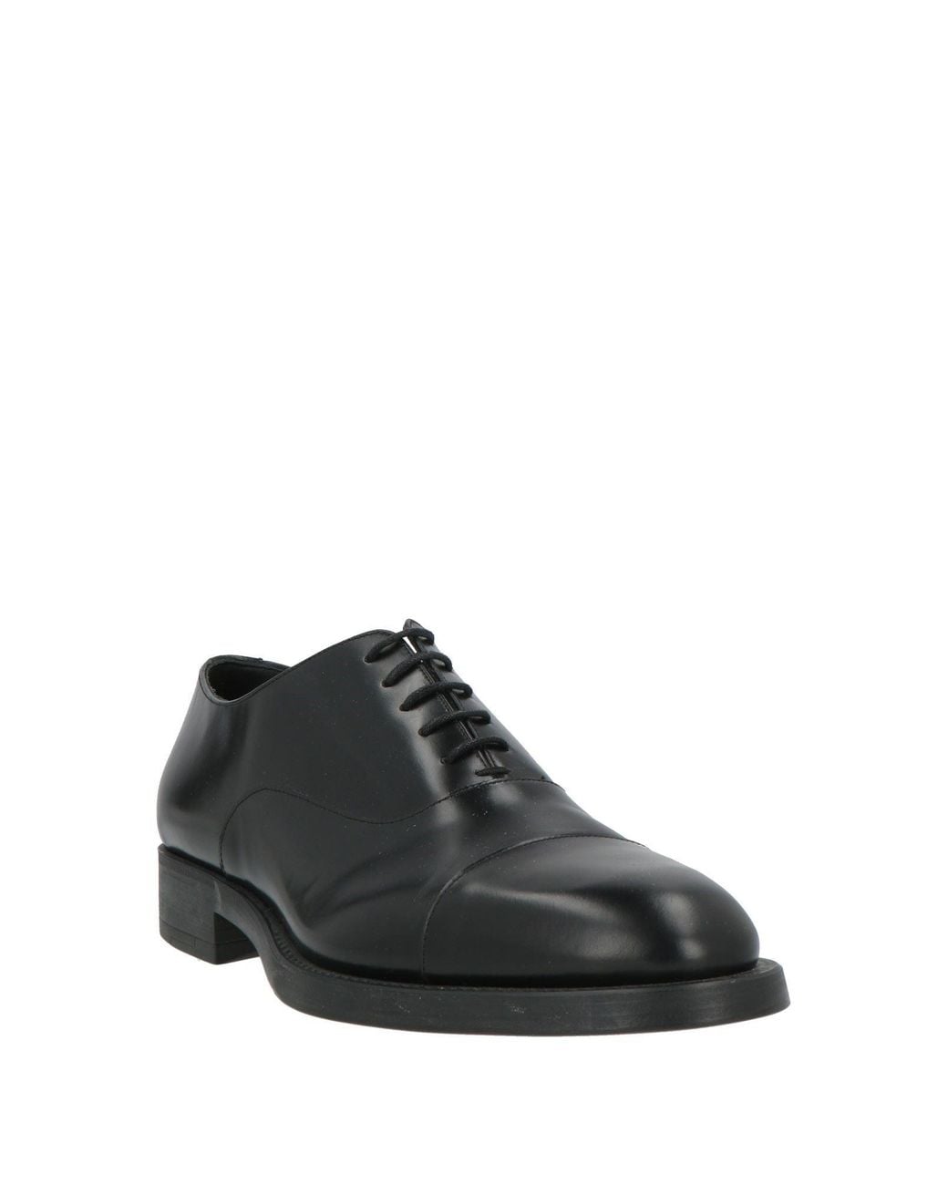 Giorgio Armani Black Lace-Up Shoes for men