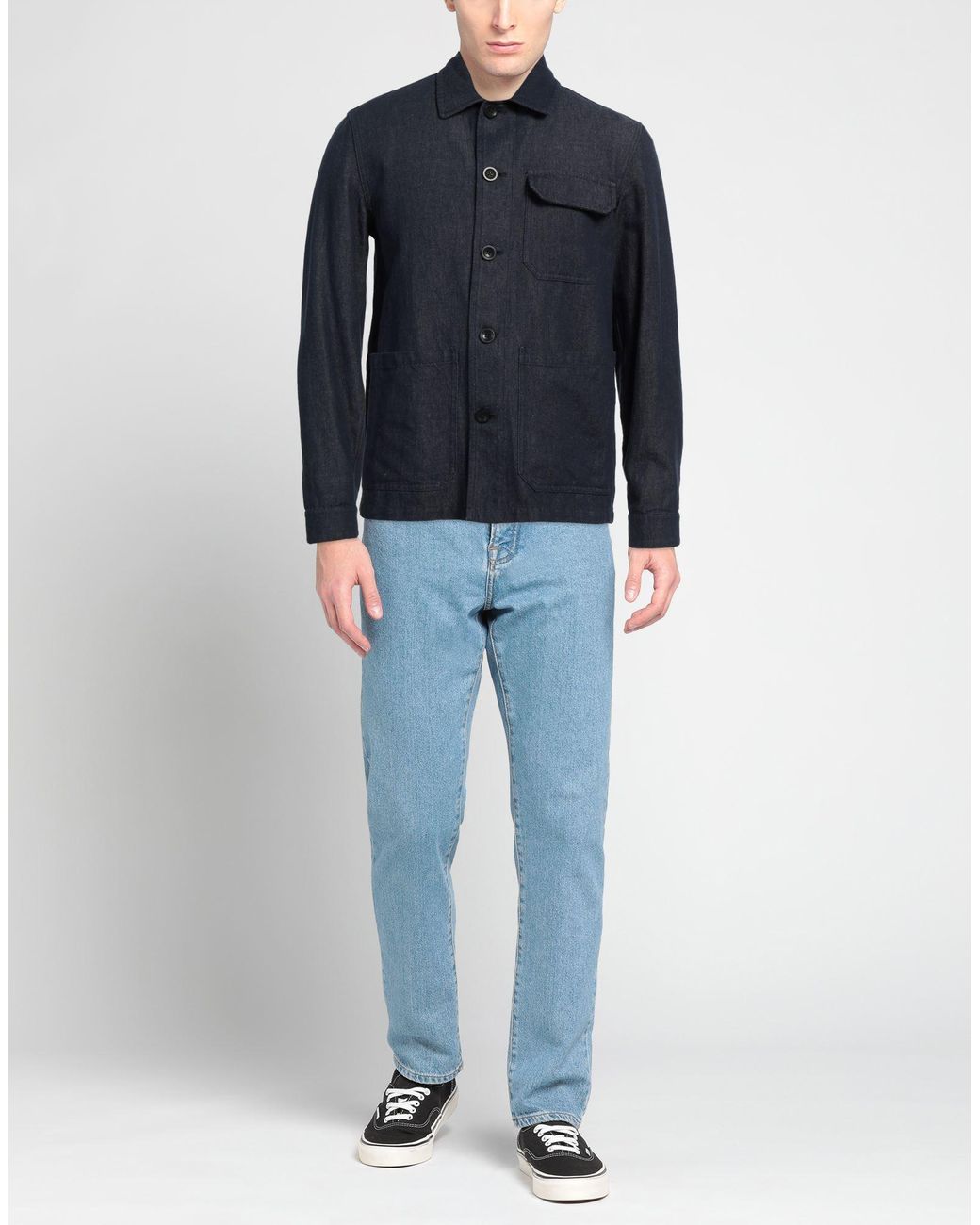 Montedoro Blue Denim Outerwear for men