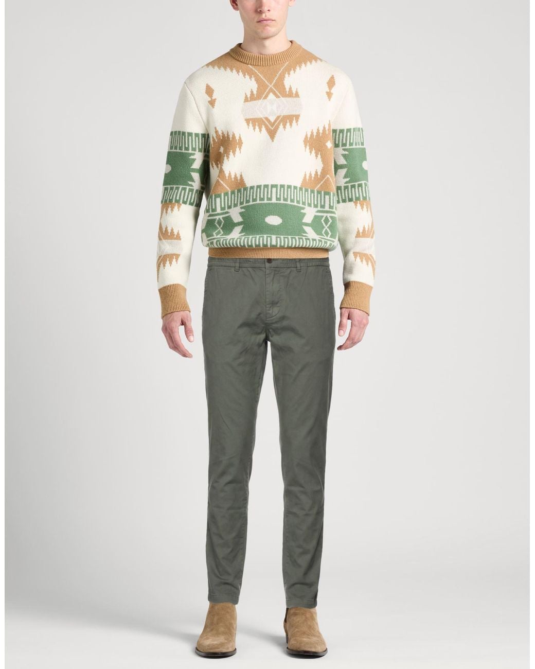 White Sand Gray Trouser for men