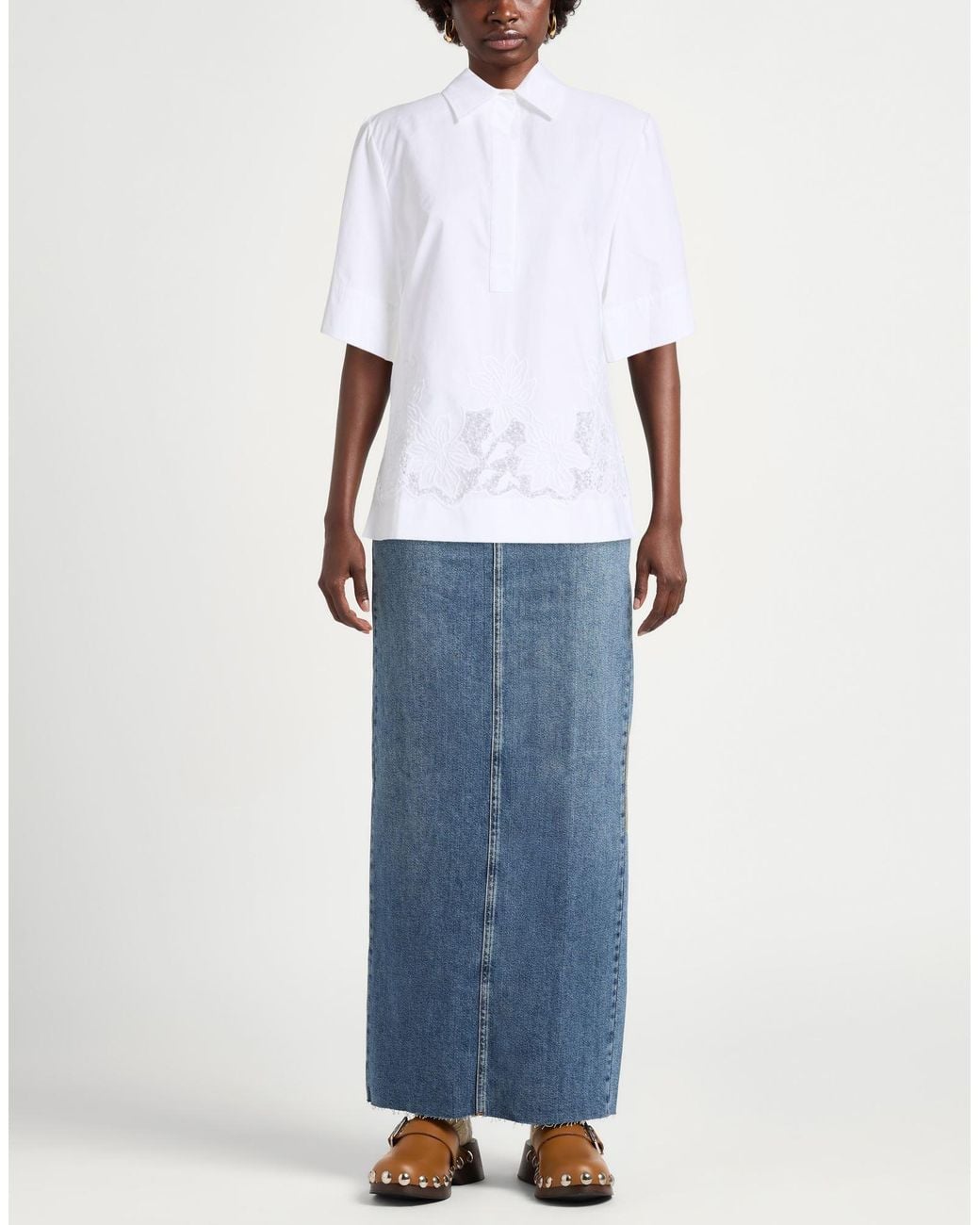 P.A.R.O.S.H. White Top Cotton