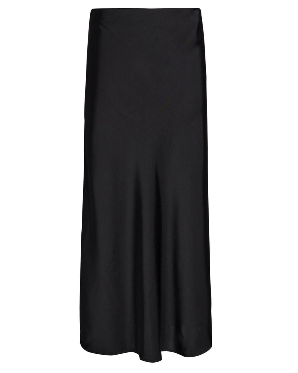 SIMONA CORSELLINI Black Maxi Skirt Polyester