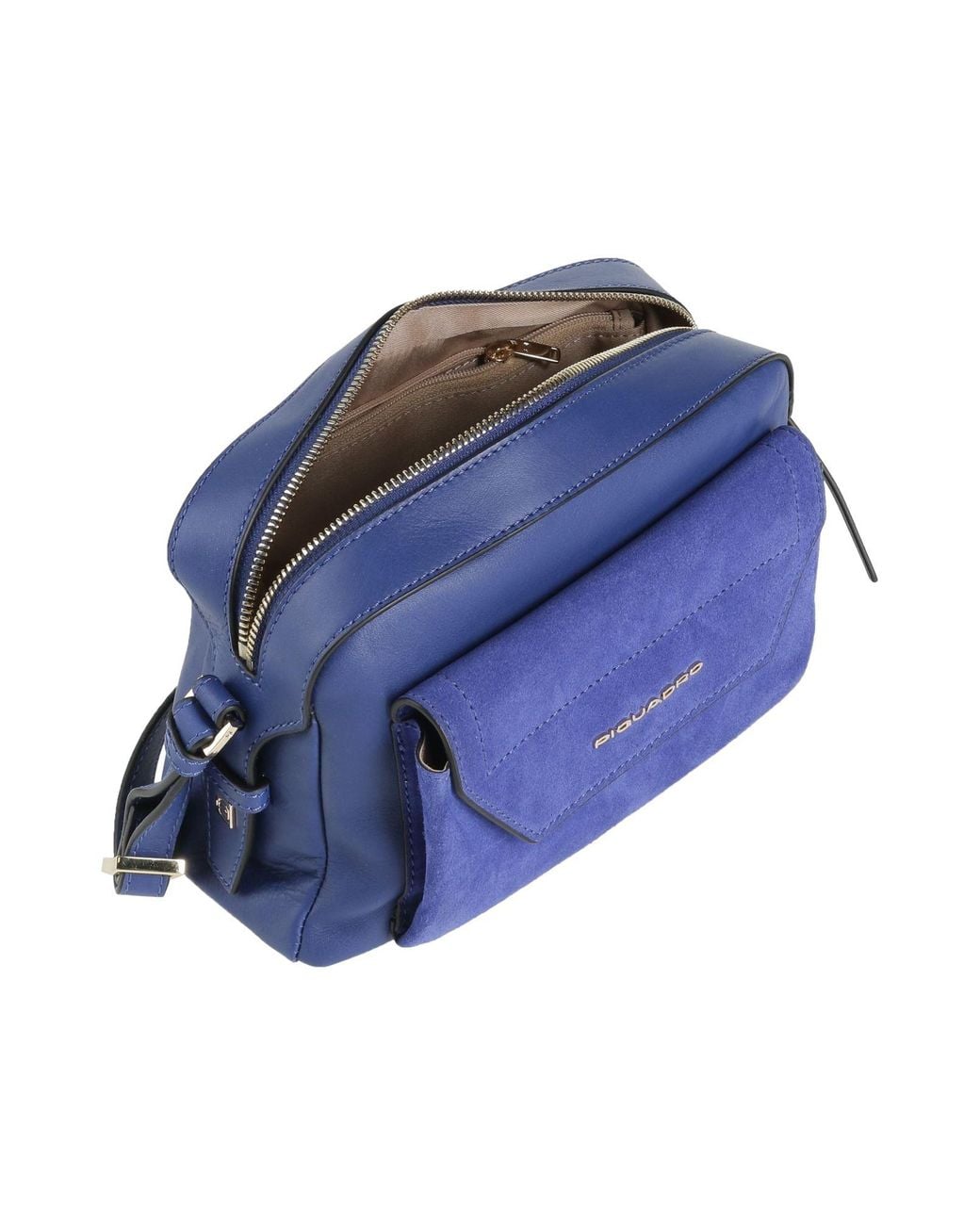 Piquadro Blue Cross-Body Bag Leather