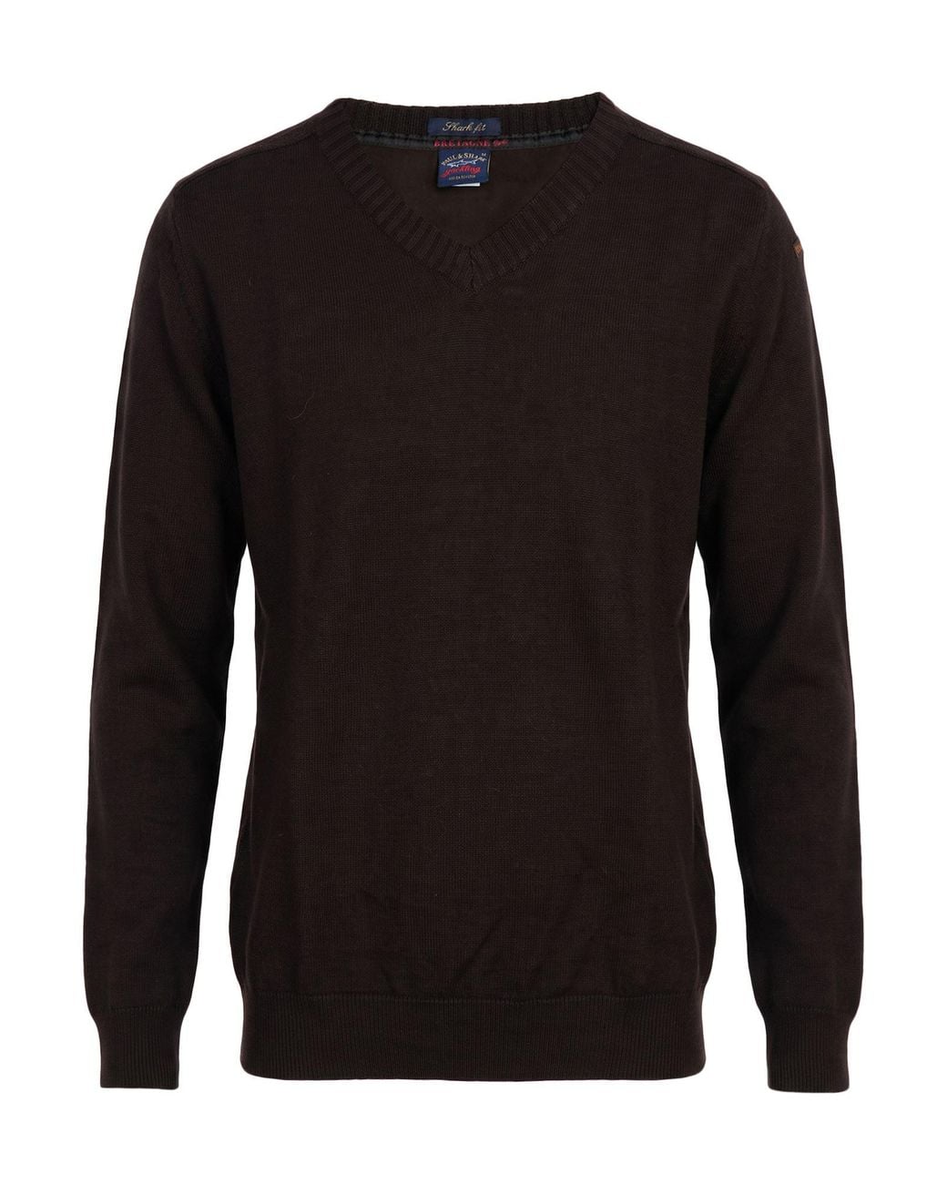 Paul & Shark Black Dark Sweater Virgin Wool for men