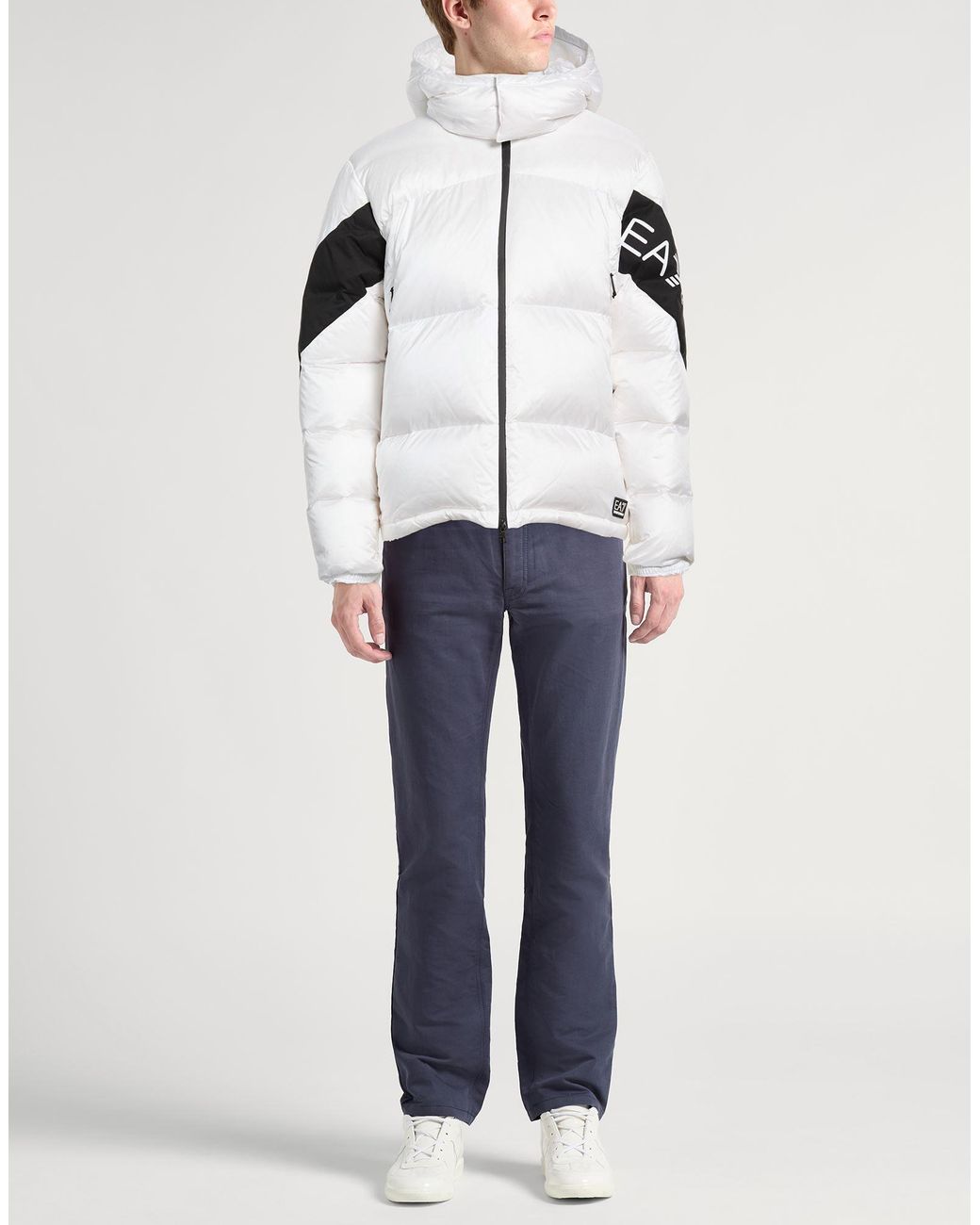 EA7 White Puffer for men