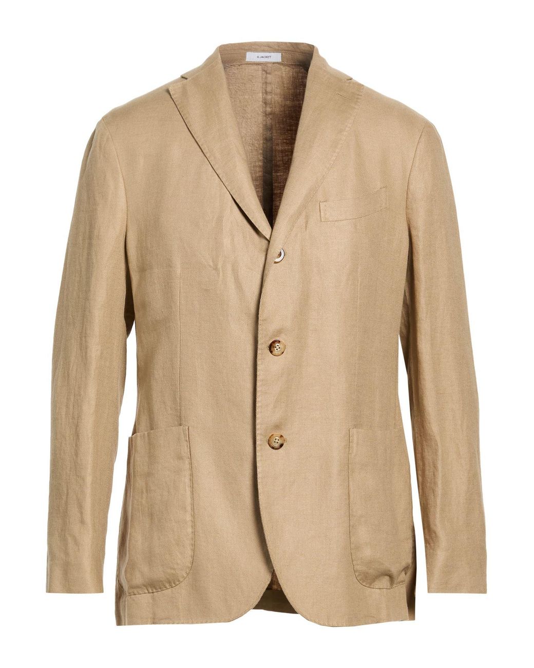Boglioli Natural Sand Blazer Linen for men