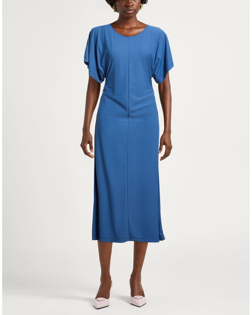 Robe Midi Caliban en coloris Blue