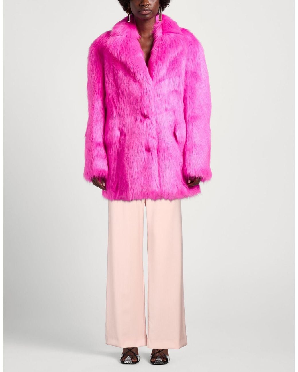 Weekend by Maxmara Pink Pants Virgin Wool