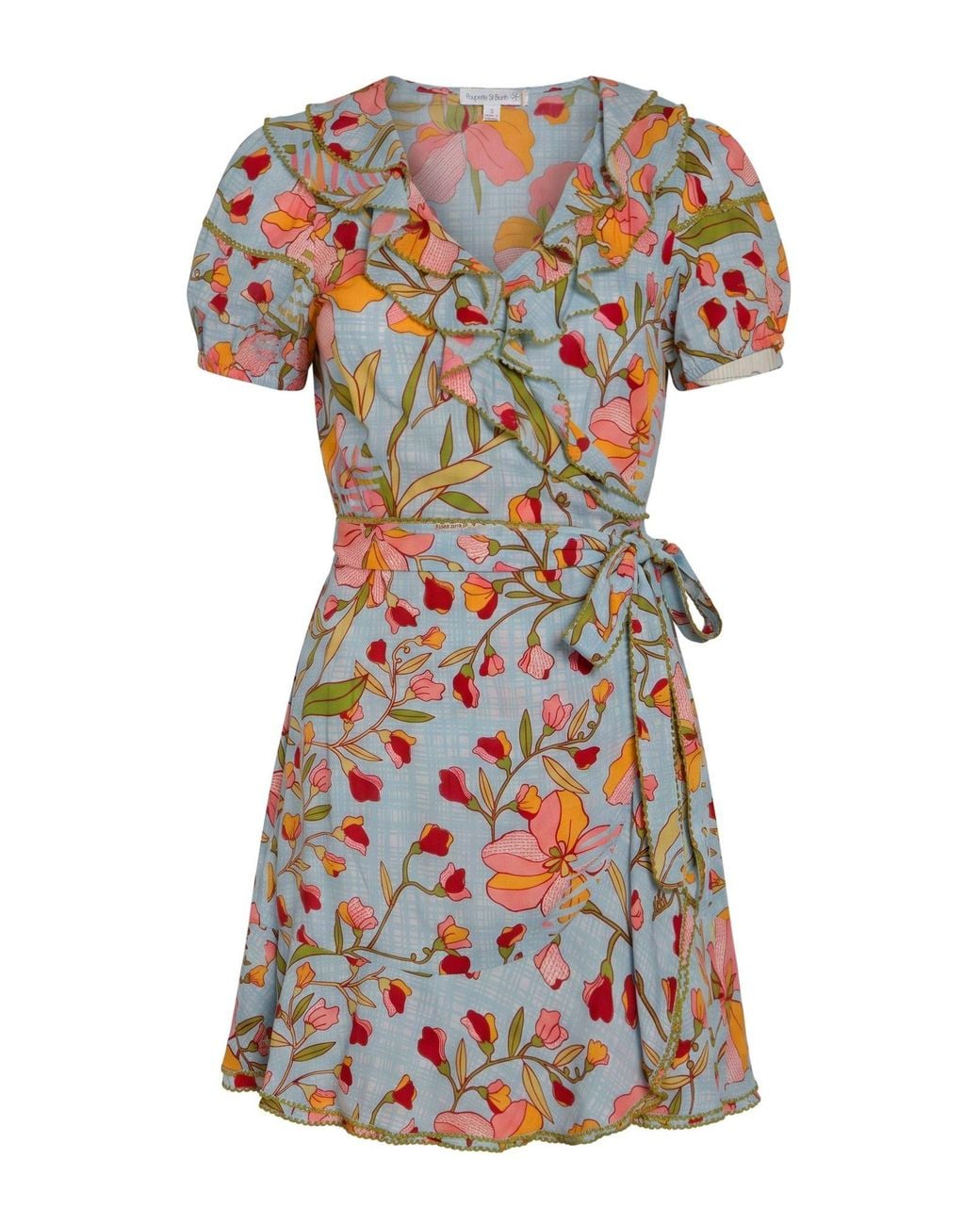 Poupette Blue Sky Mini Dress Viscose