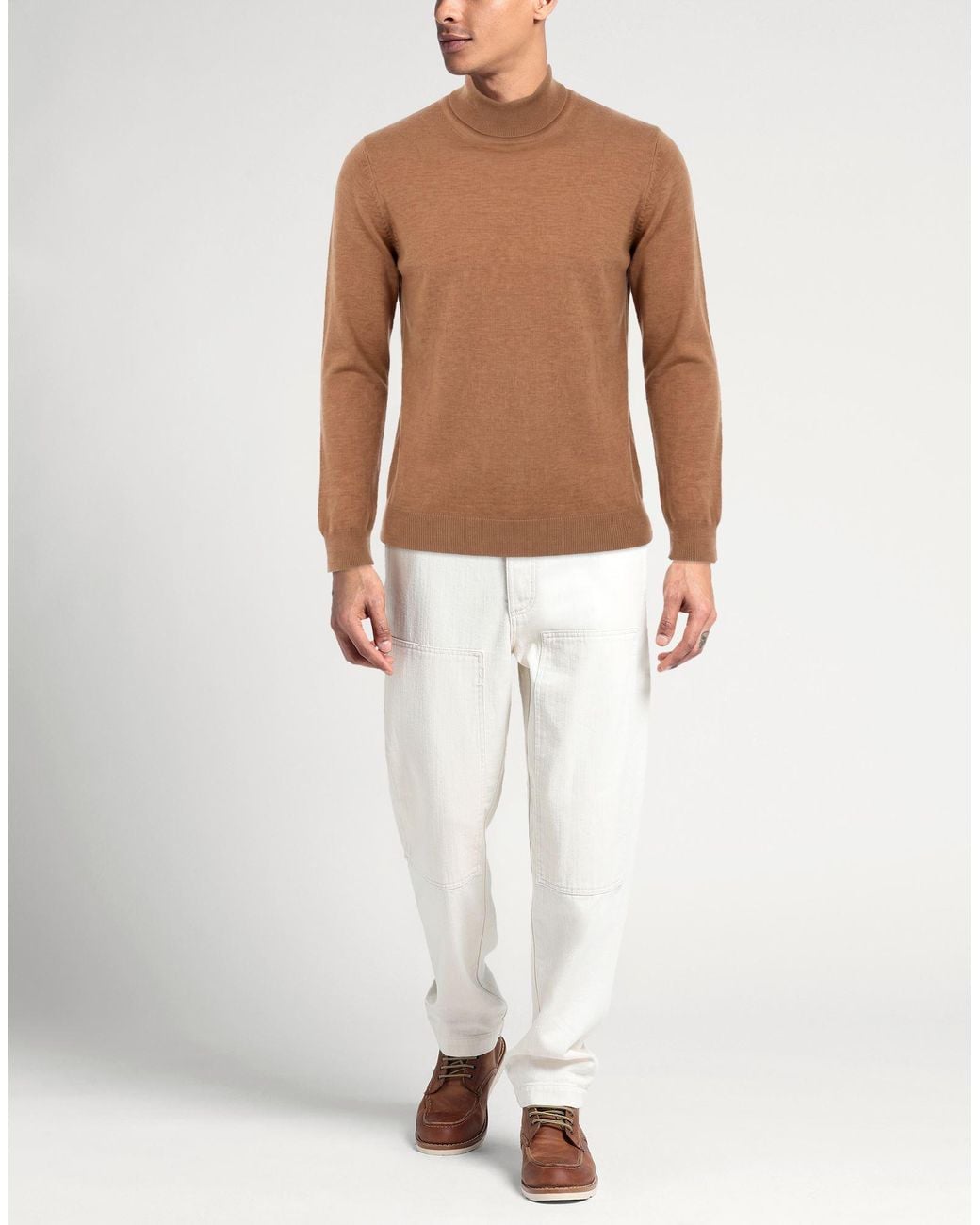 Diktat Brown Turtleneck for men