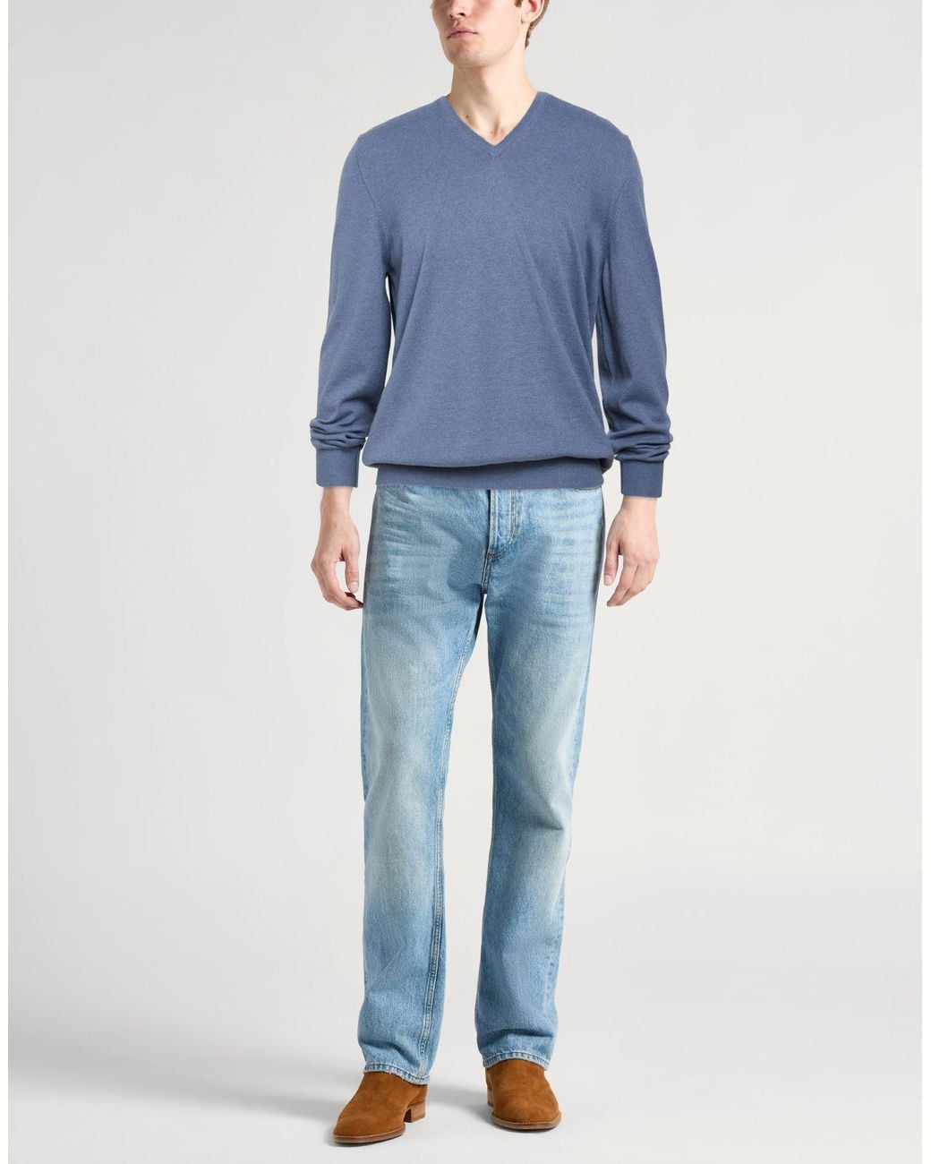 Pullover di Fedeli in Blue da Uomo