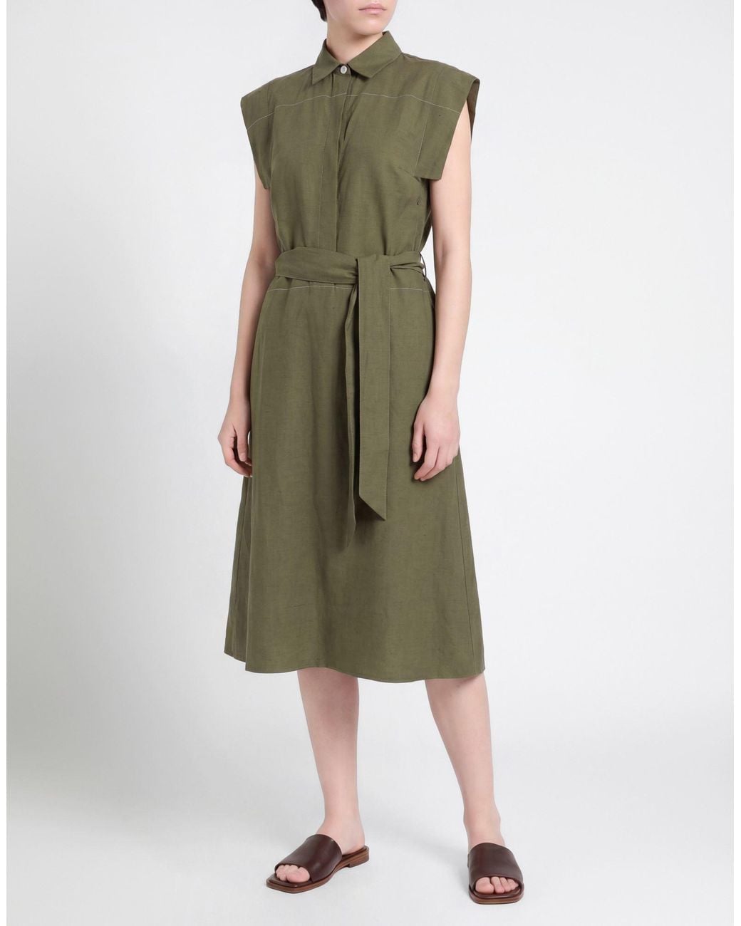Robe Midi Moorer en coloris Green