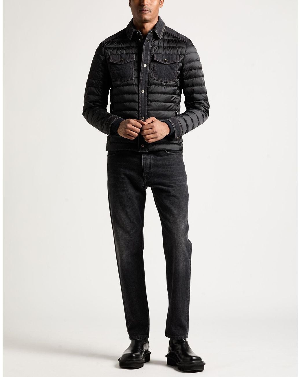 Moorer Black Puffer for men