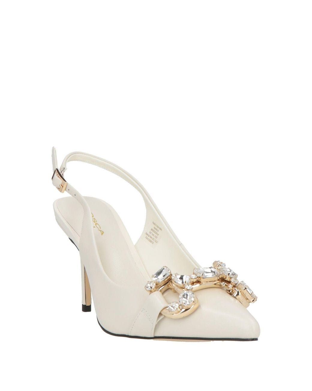 Tosca Blu White Pumps Leather