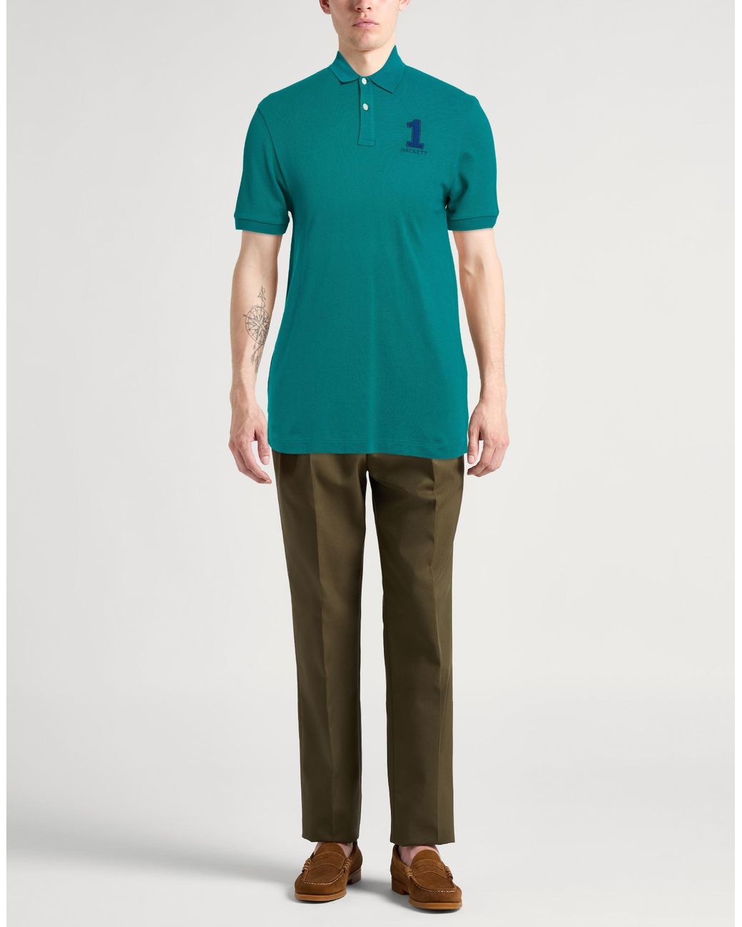 Hackett Green Polo Shirt for men