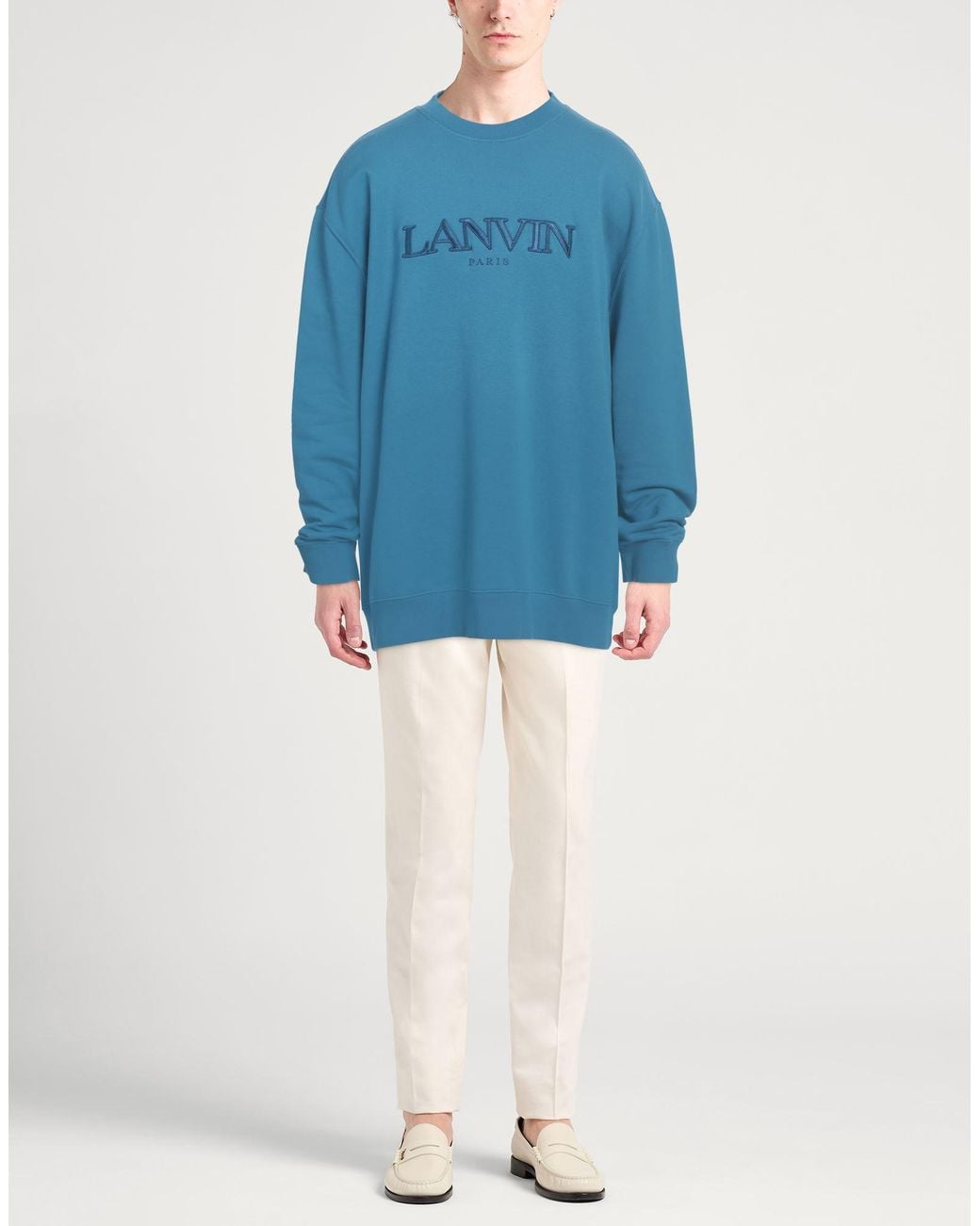 Lanvin Blue Sweatshirt for men