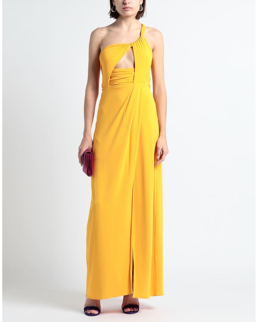 Patrizia Pepe Yellow Maxi Dress