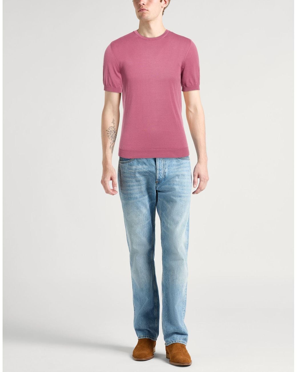 Pullover Drumohr de hombre de color Pink