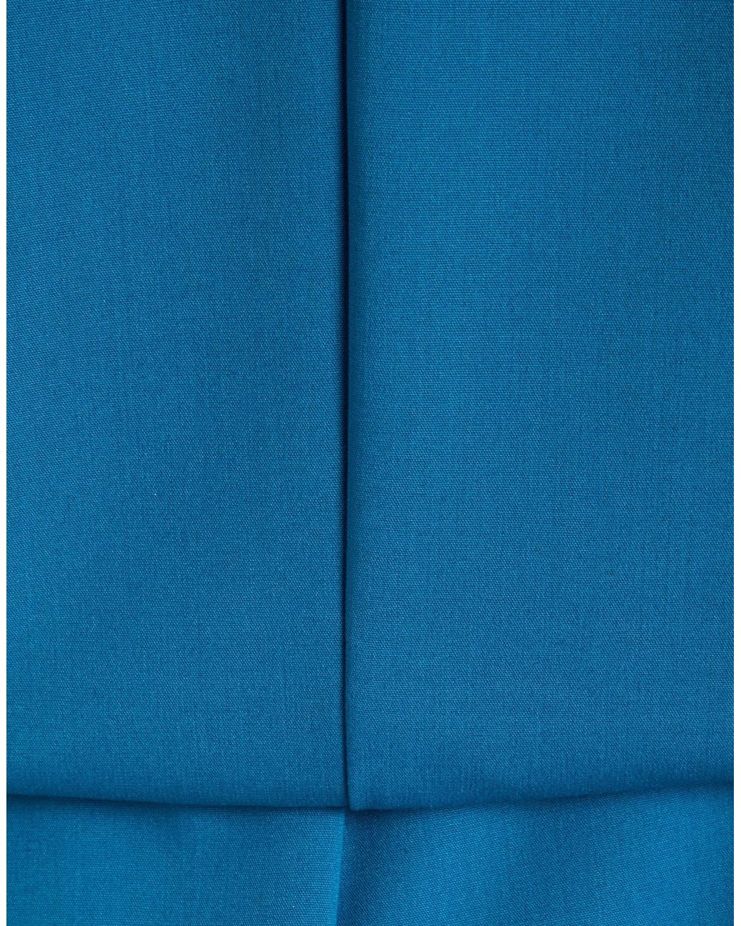 MULISH Blue Suit Polyester, Viscose, Elastane for men