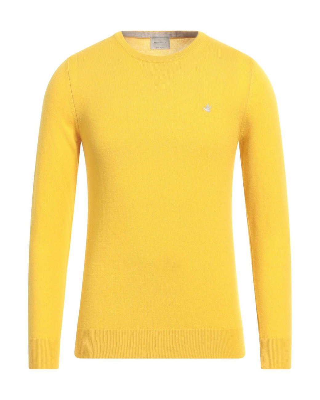 Pullover Brooksfield de hombre de color Yellow