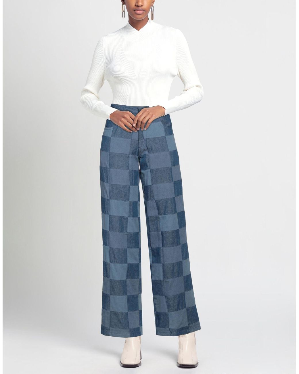 CONNOR & BLAKE Blue Pants Cotton