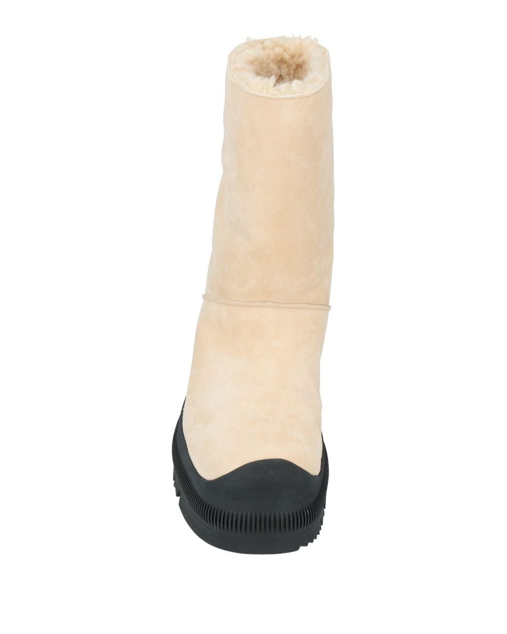 Jil Sander White Ankle Boots
