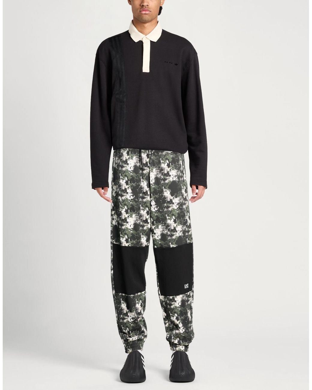 EA7 Black Trouser for men