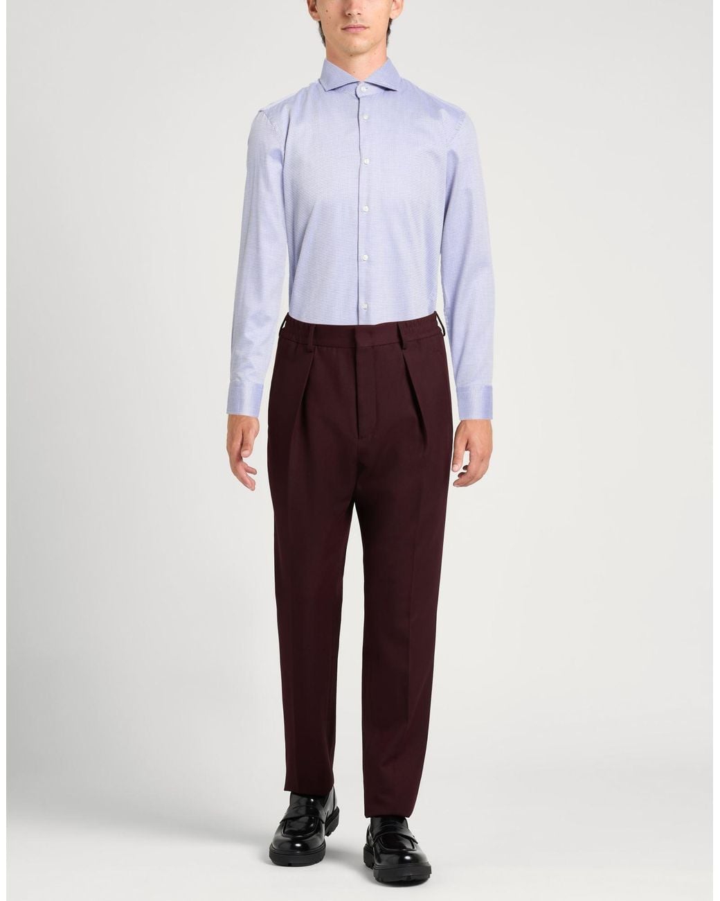 Boss Blue Shirt Organic Cotton, Lyocell for men
