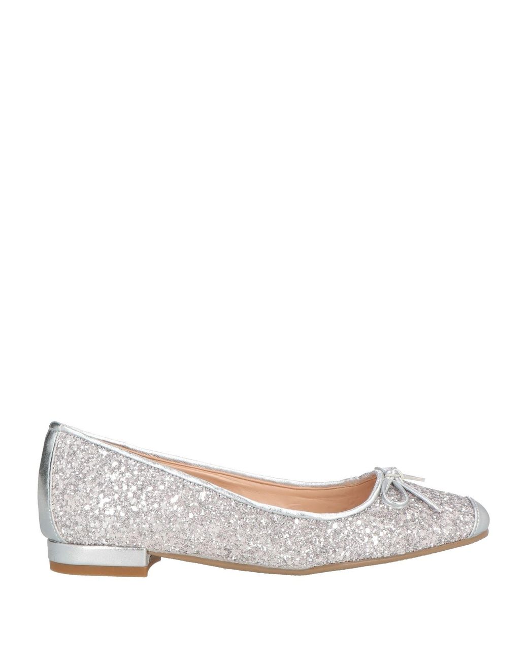 Divine Follie White Ballet Flats
