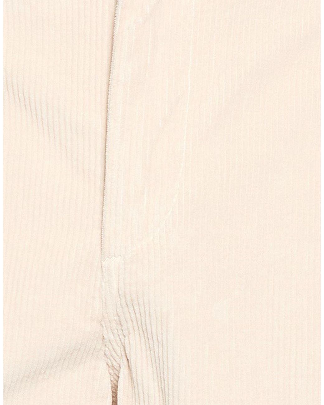 40weft Natural Cream Pants Cotton, Lyocell, Elastane for men
